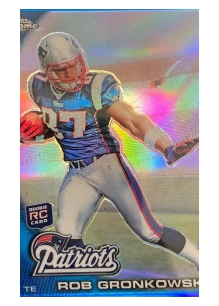 2010 Topps Chrome Rob Gronkowski #C112 card