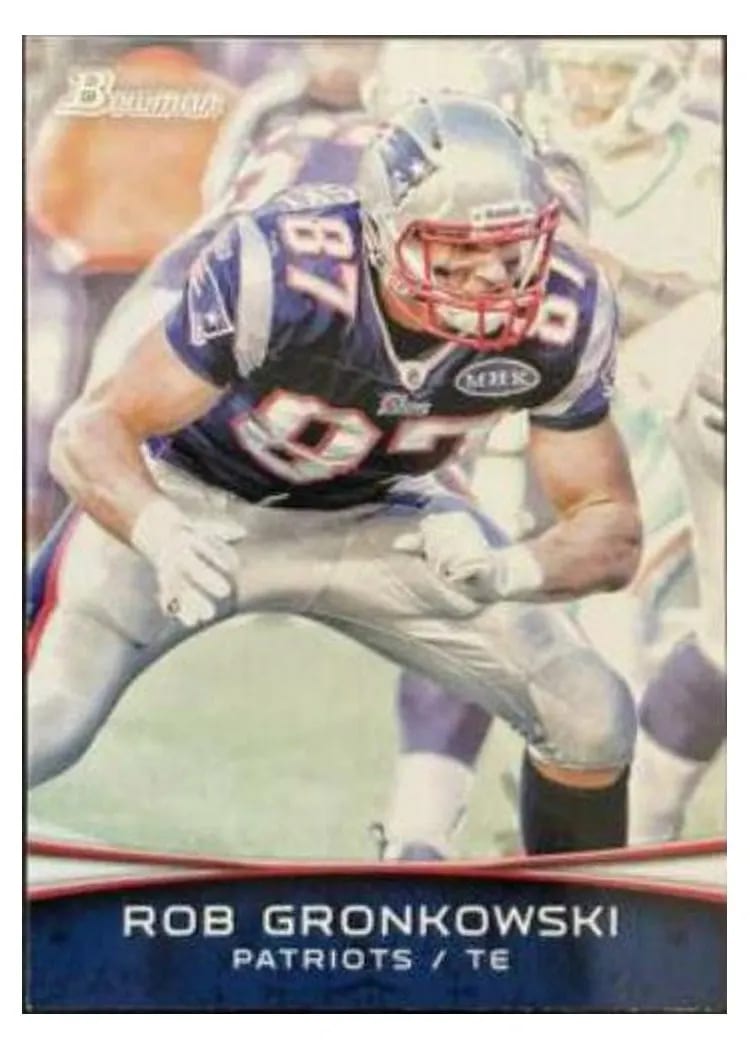 2012 Bowman Rob Gronkowski #69 card