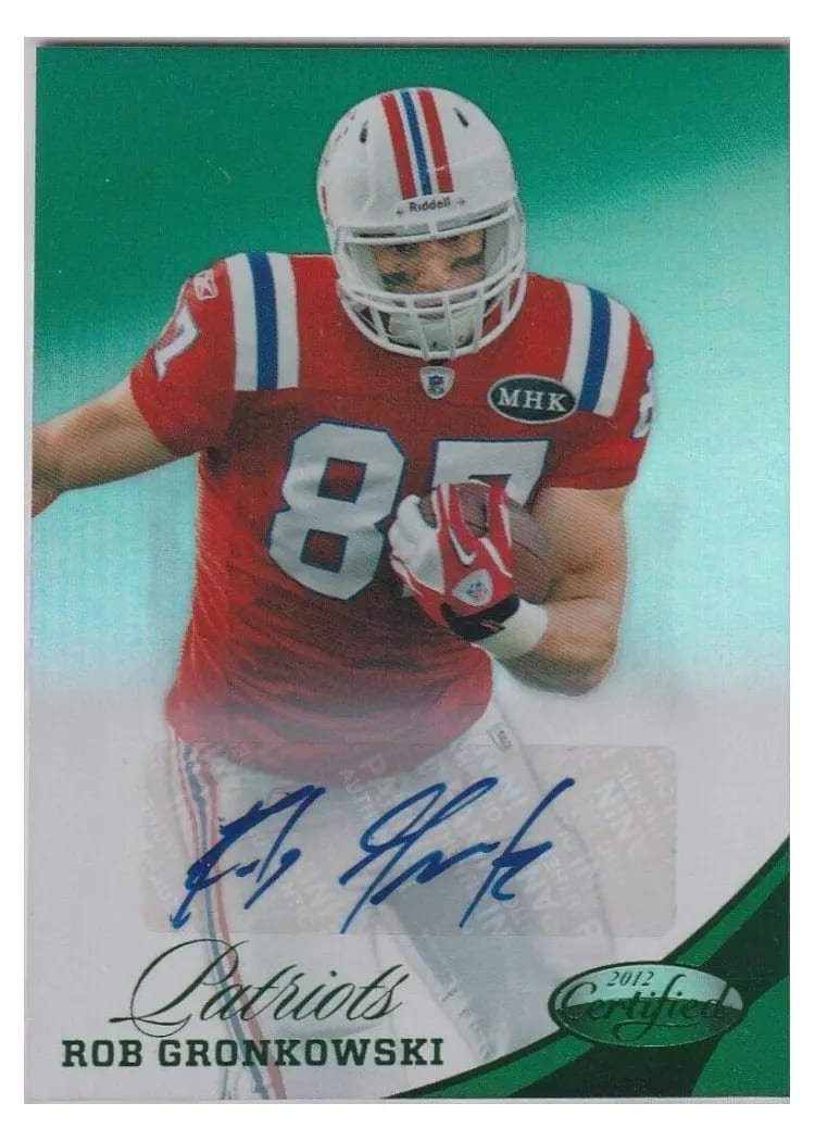 2012 Panini Certified Rob Gronkowski #2 card