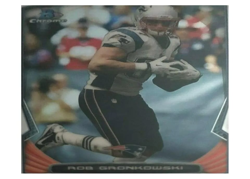 2014 Bowman Chrome Rob Gronkowski #68 card