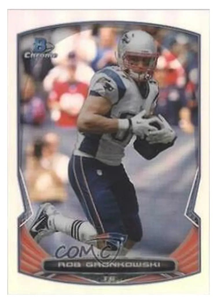 2014 Bowman Chrome Rob Gronkowski #68 card