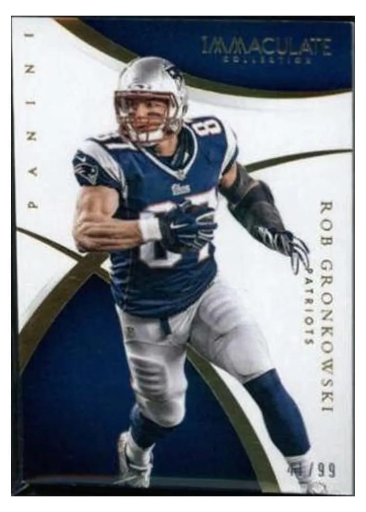 2015 Panini Immaculate Rob Gronkowski #65 card