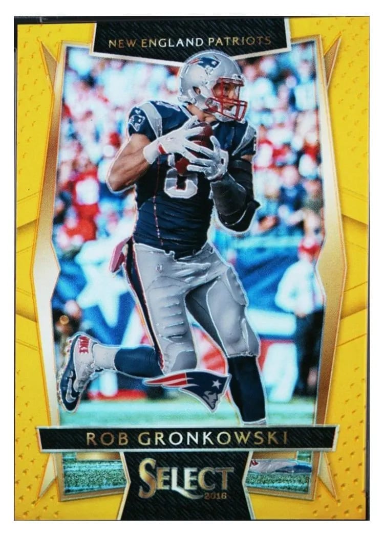 2016 Panini Select Base Set Rob Gronkowski #1 card