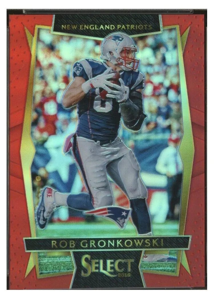 2016 Panini Select Base Set Rob Gronkowski #1 card