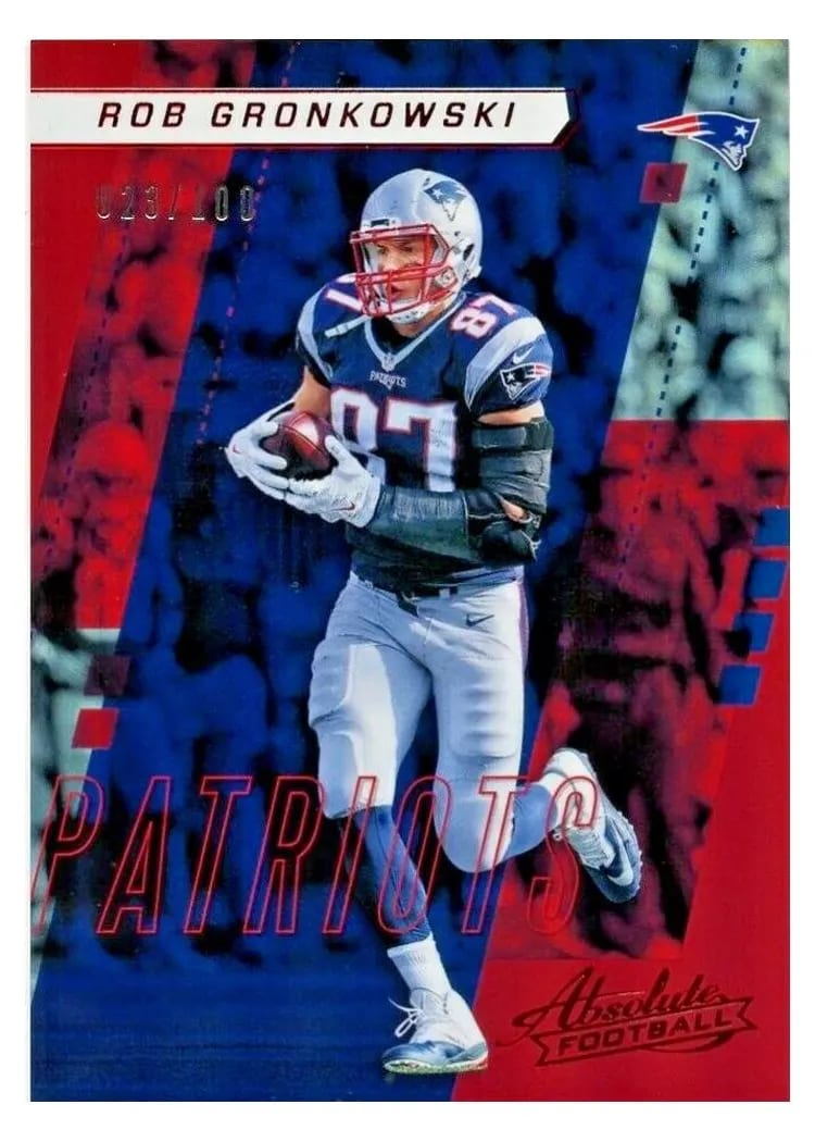 2017 Panini Absolute Rob Gronkowski #76 card