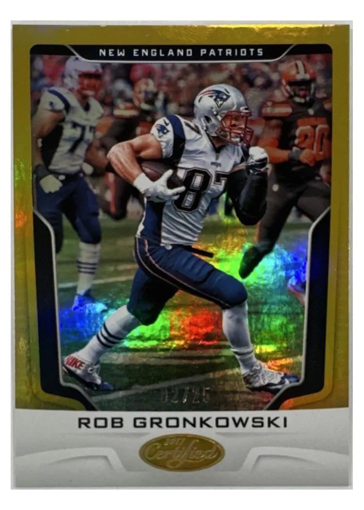 2017 Panini Certified Rob Gronkowski #27 card