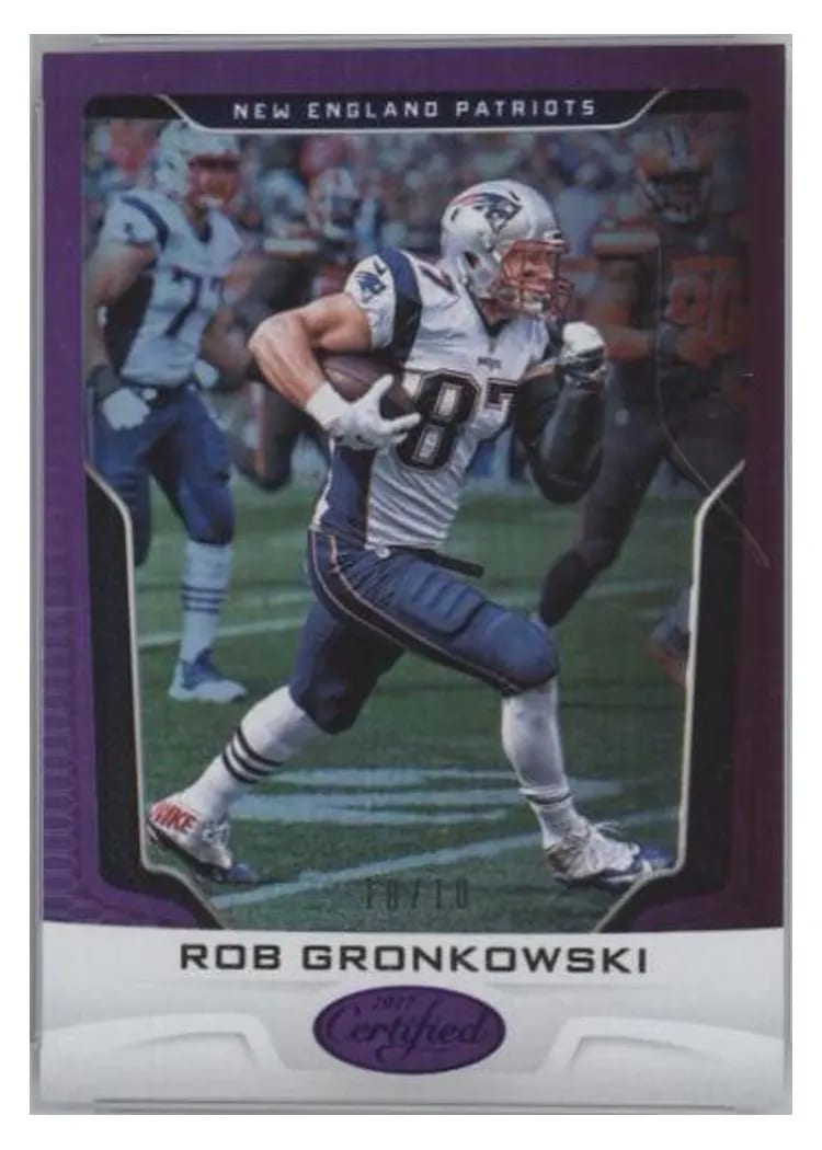 2017 Panini Certified Rob Gronkowski #27 card