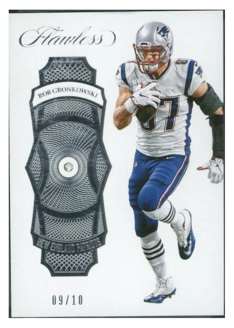2017 Panini Flawless Rob Gronkowski Diamond #59 card