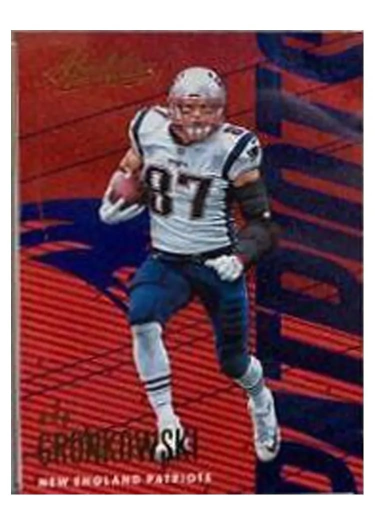 2018 Panini Absolute Rob Gronkowski #65 card