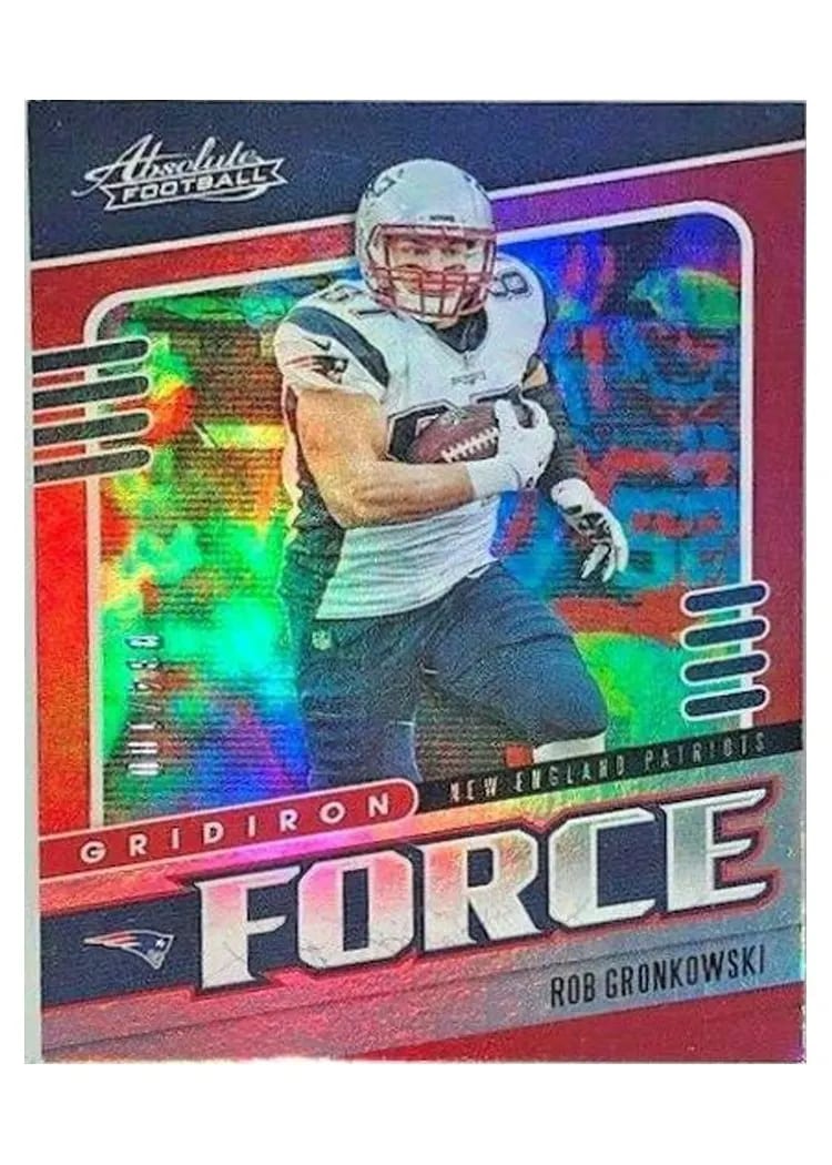 2019 Panini Absolute Gridiron Force Rob Gronkowski #15 card