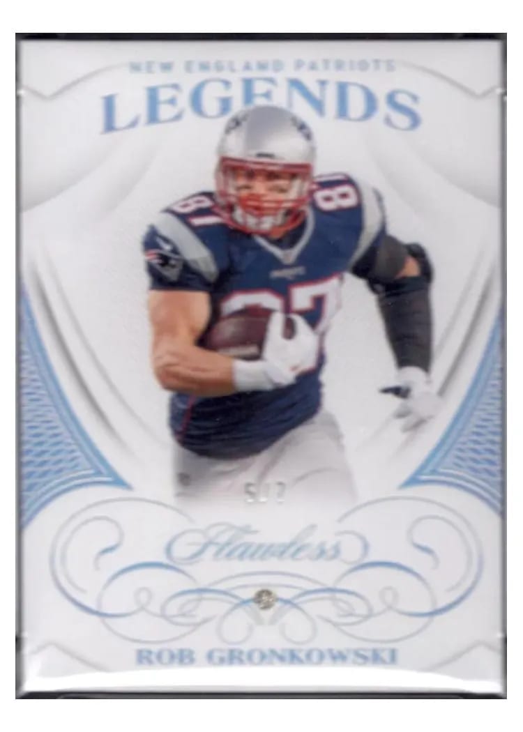 2019 Panini Flawless Base Ruby Rob Gronkowski #89 card