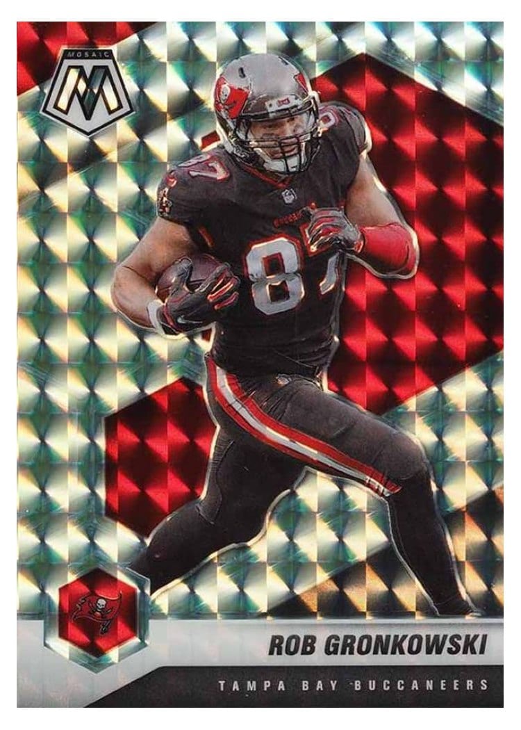 2021 Panini Mosaic Base Set Rob Gronkowski #188 card