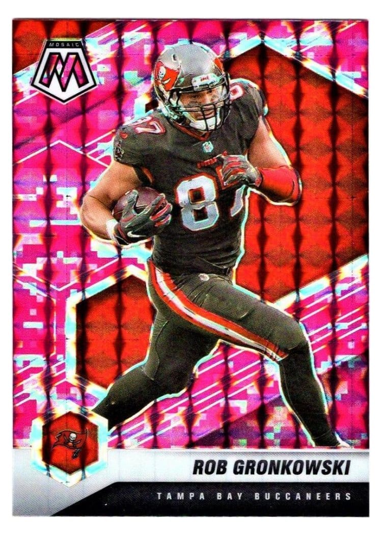 2021 Panini Mosaic Base Set Rob Gronkowski #188 card