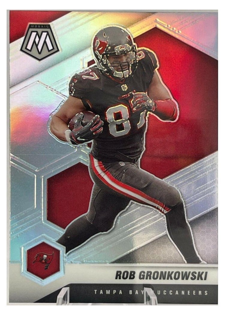 2021 Panini Mosaic Base Set Rob Gronkowski #188 card