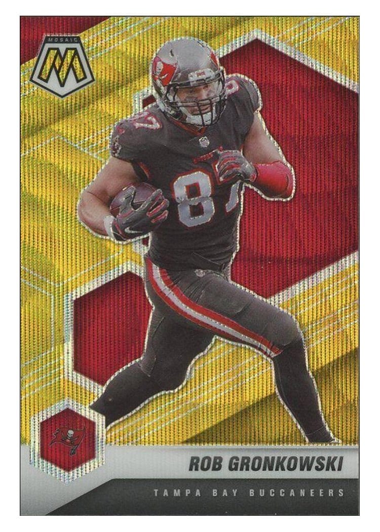 2021 Panini Mosaic Base Set Rob Gronkowski #188 card
