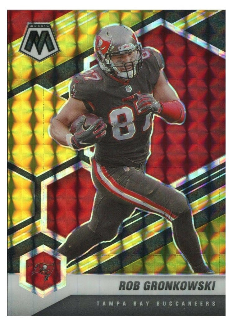2021 Panini Mosaic Base Set Rob Gronkowski #188 card