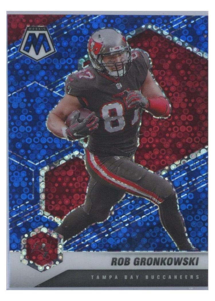 2021 Panini Mosaic Base Set Rob Gronkowski #188 card