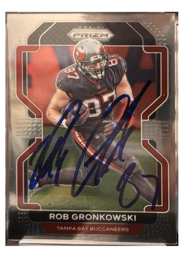2021 Panini Prizm Base Set Rob Gronkowski #293 card