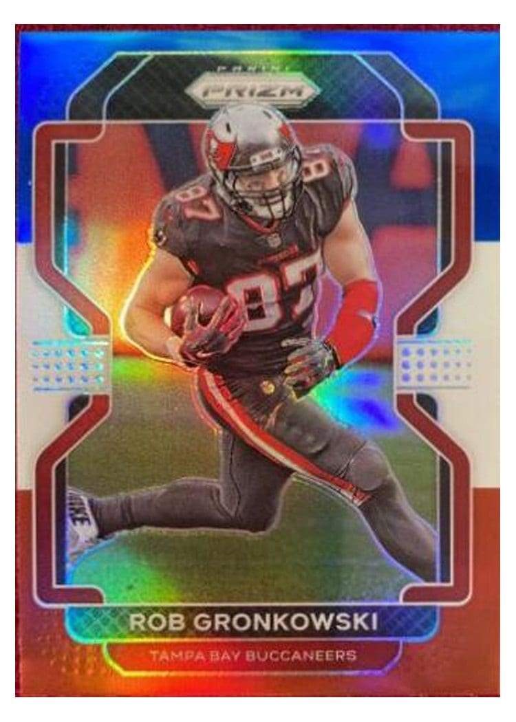 2021 Panini Prizm Base Set Rob Gronkowski #293 card
