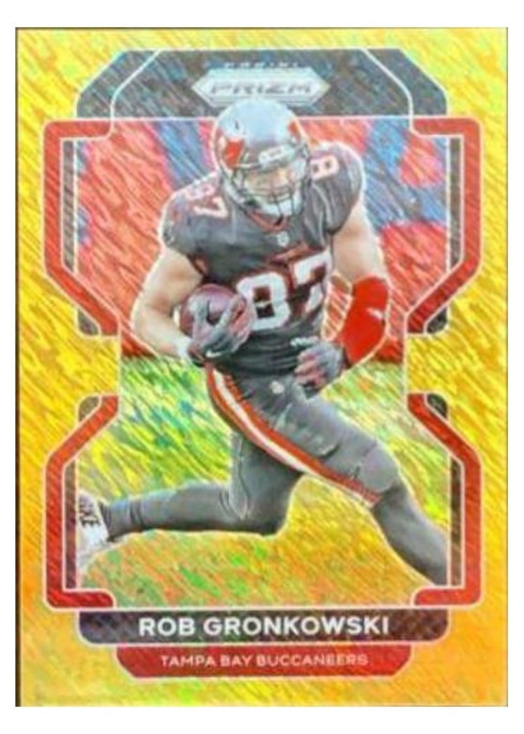2021 Panini Prizm Base Set Rob Gronkowski #293 card