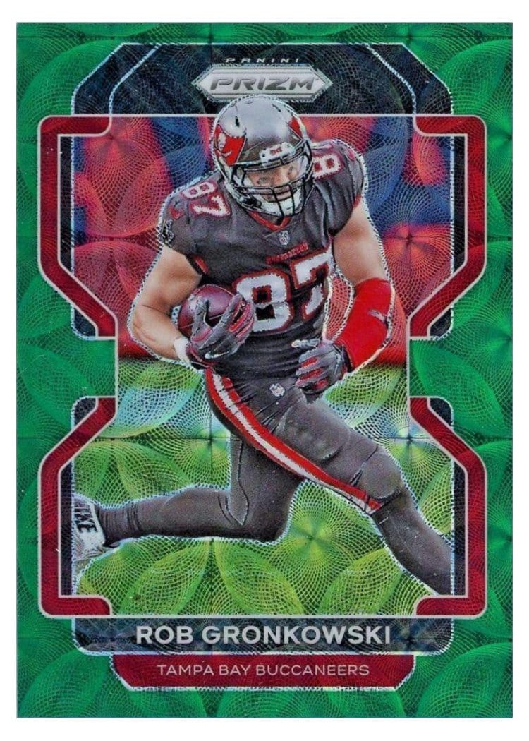 2021 Panini Prizm Base Set Rob Gronkowski #293 card