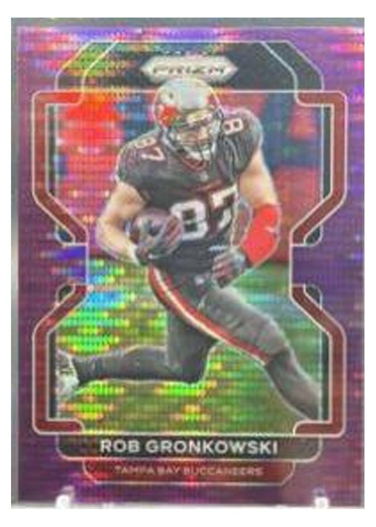 2021 Panini Prizm Base Set Rob Gronkowski #293 card