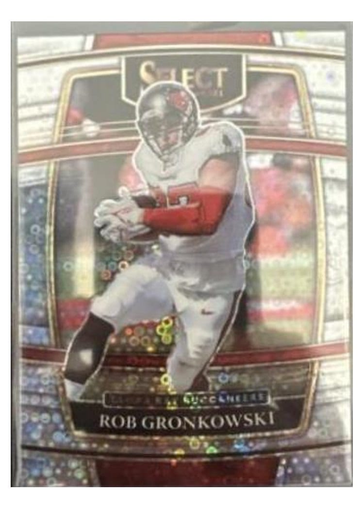 2021 Panini Select Base Set Rob Gronkowski #32 card