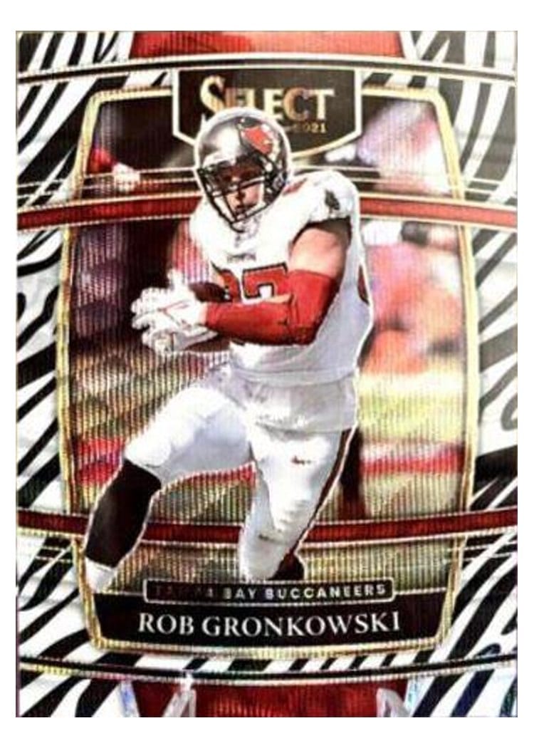 2021 Panini Select Base Set Rob Gronkowski #32 card