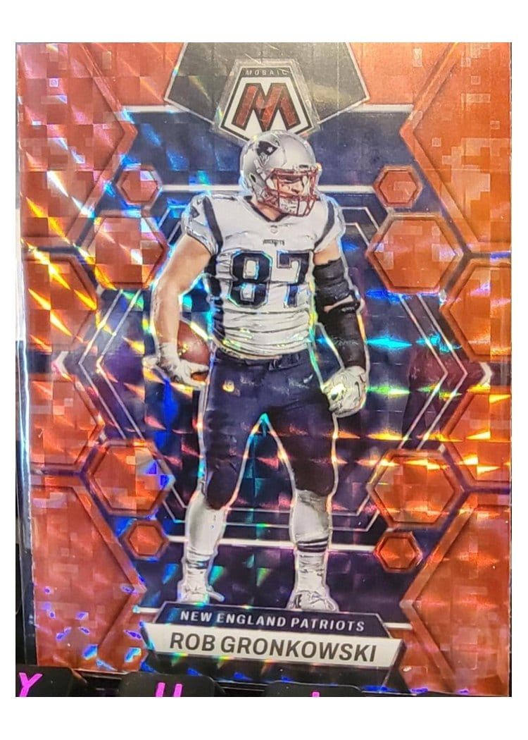 2023 Panini Mosaic Base Set Rob Gronkowski #164 card