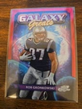 2024 Topps Chrome Cosmic Galaxy Greats Rob Gronkowski #GG-17 card