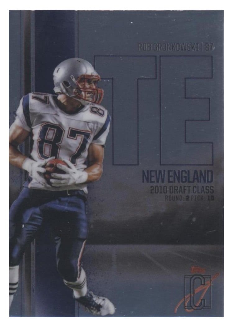 2024 Topps Signature Class Base Chrome Variation Rob Gronkowski #BCV-34 card