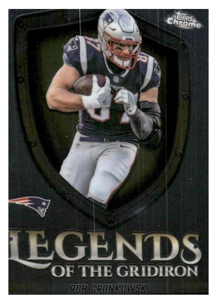 2025 Topps Chrome Legends of the Gridiron Rob Gronkowski #LOG-29 card