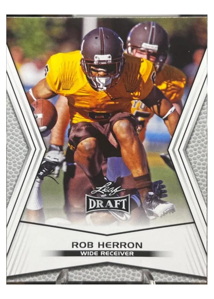 2014 Leaf Draft Rob Herron #49 card
