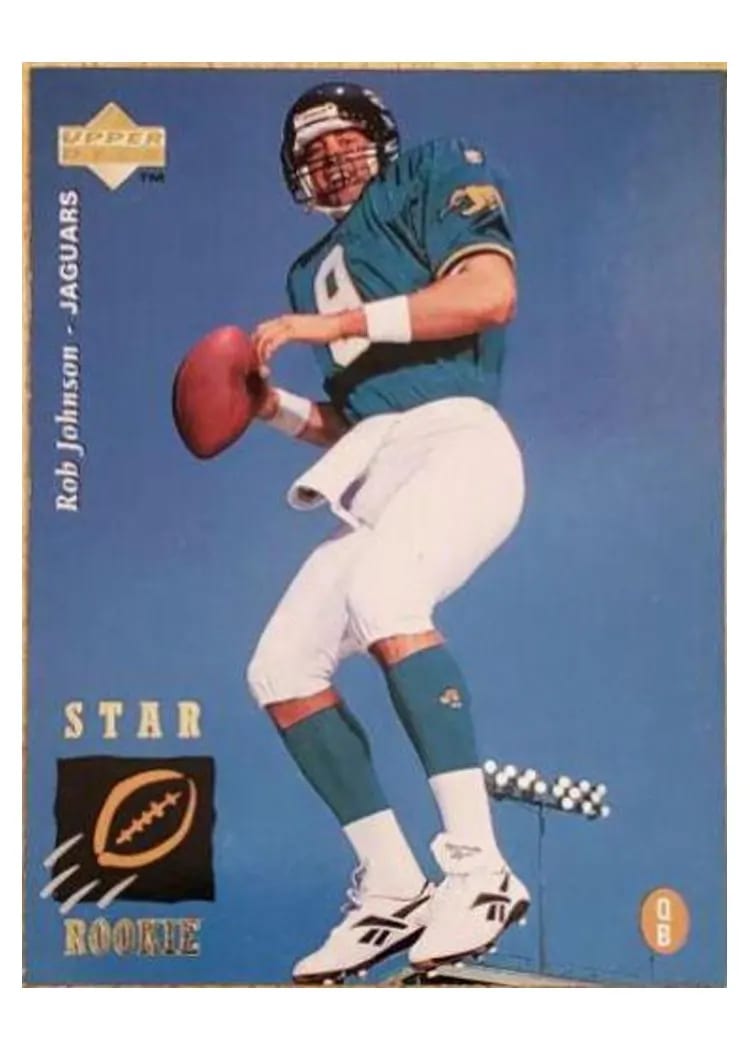 1995 Upper Deck Rob Johnson #28 card