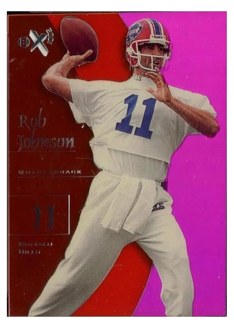 1998 Skybox E X2001 Rob Johnson #30 card