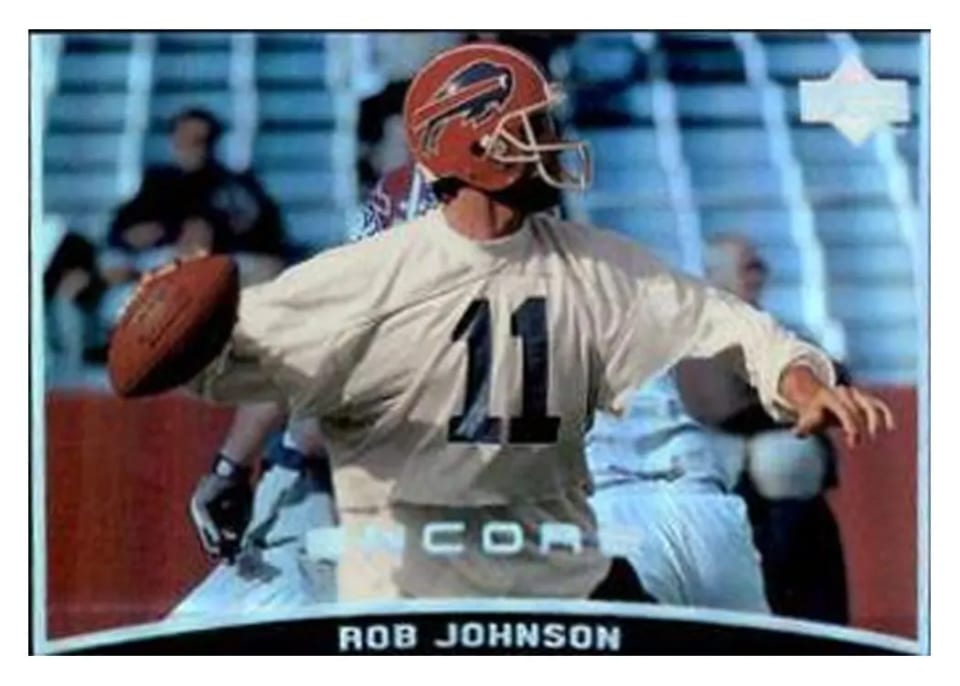 1998 Upper Deck Encore Rob Johnson #42 card