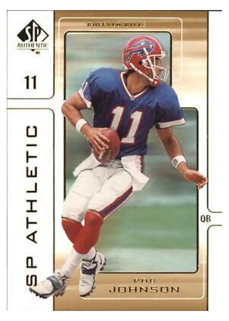 2000 SP Authentic Athletic Rob Johnson #A7 card