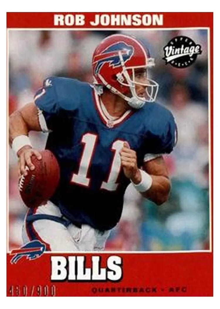2000 Upper Deck Vintage Preview Rob Johnson #45 card