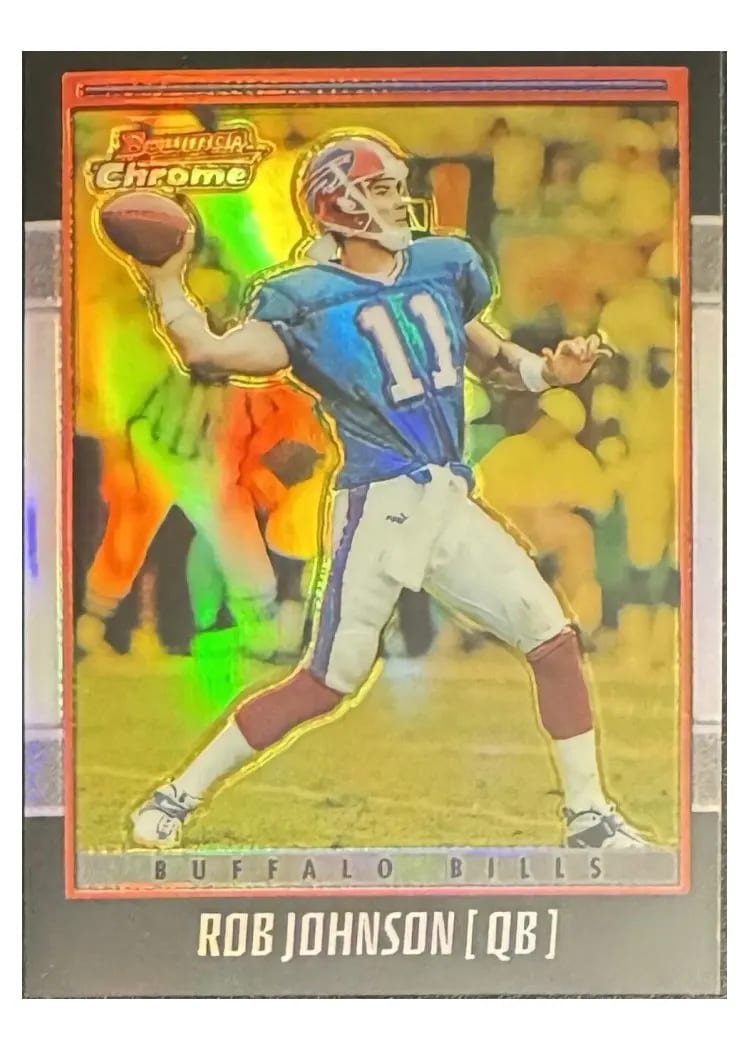 2001 Bowman Chrome Rob Johnson #20 card