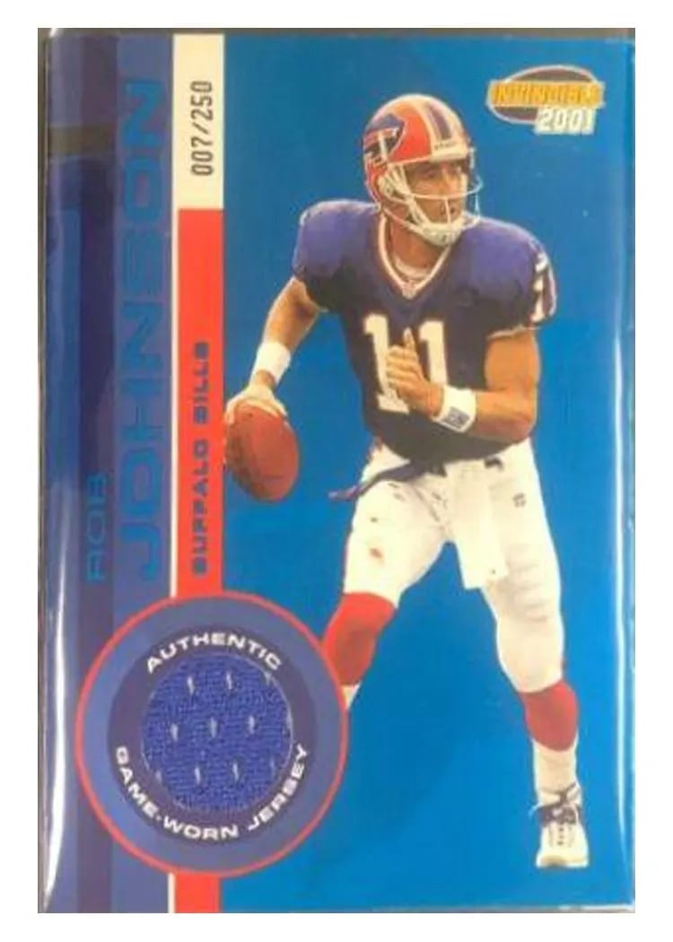 2001 Pacific Invincible Rob Johnson #25 card