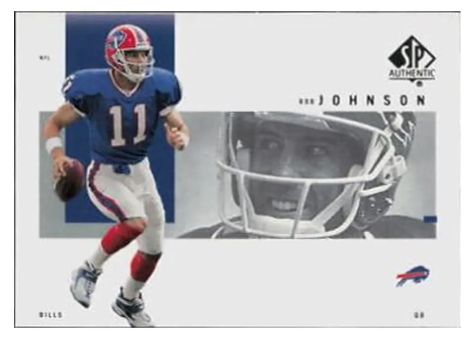 2001 SP Authentic Rob Johnson #11 card