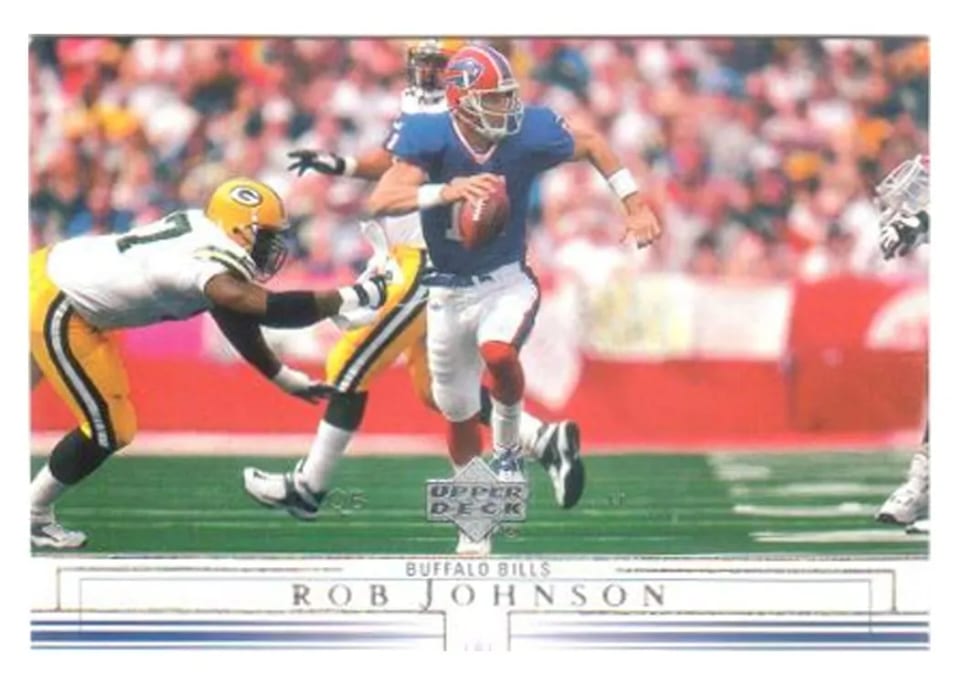 2001 Upper Deck Rob Johnson #17 card