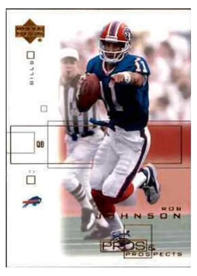2001 Upper Deck Pros & Prospects Rob Johnson #10 card
