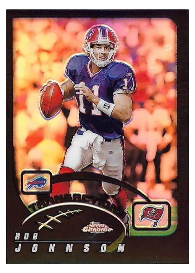 2002 Topps Chrome Rob Johnson #35 card