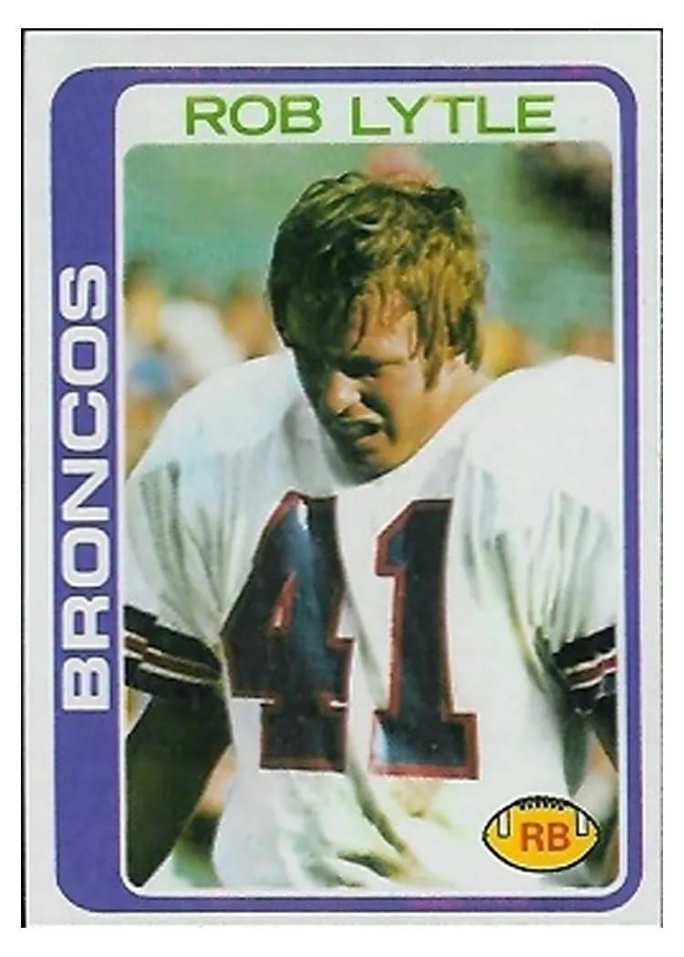 1978 Topps Rob Lytle #144 card