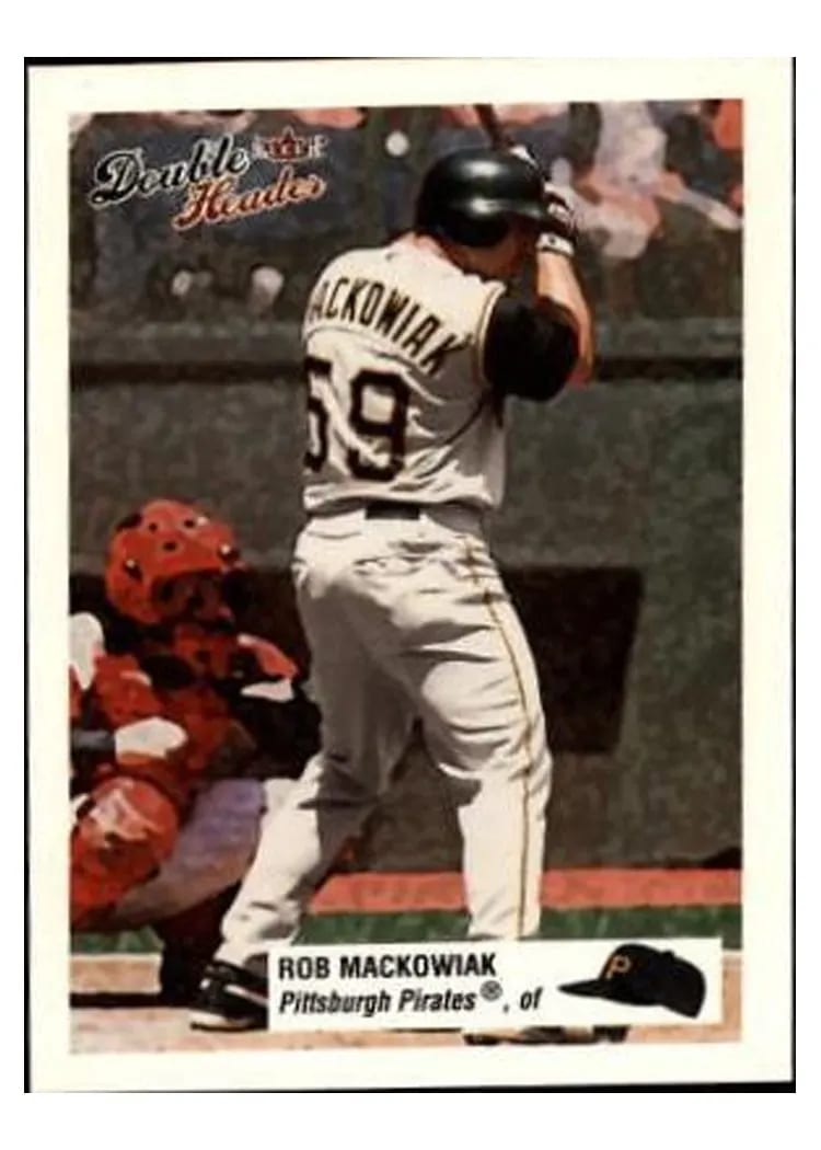 2003 Fleer Double Header Rob MacKowiak #59 card