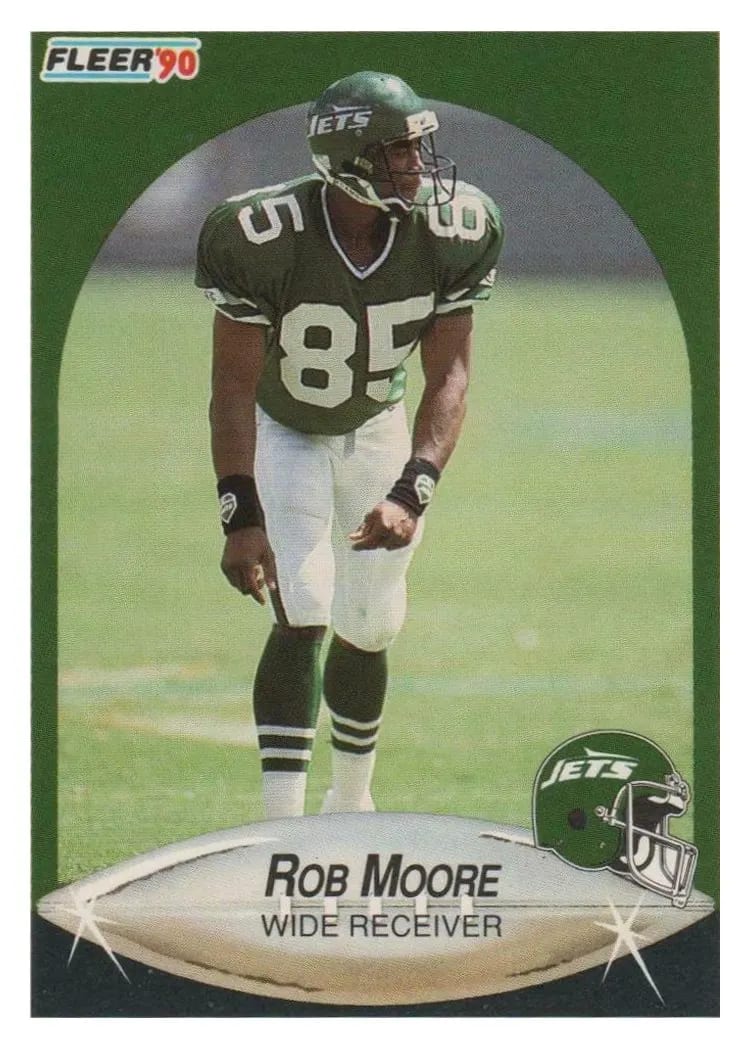 1990 Fleer Update Rob Moore #U-77 card