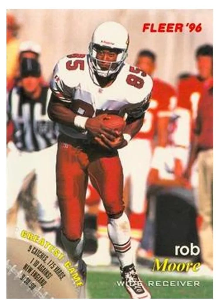 1996 Fleer Shell FACT Rob Moore #33 card