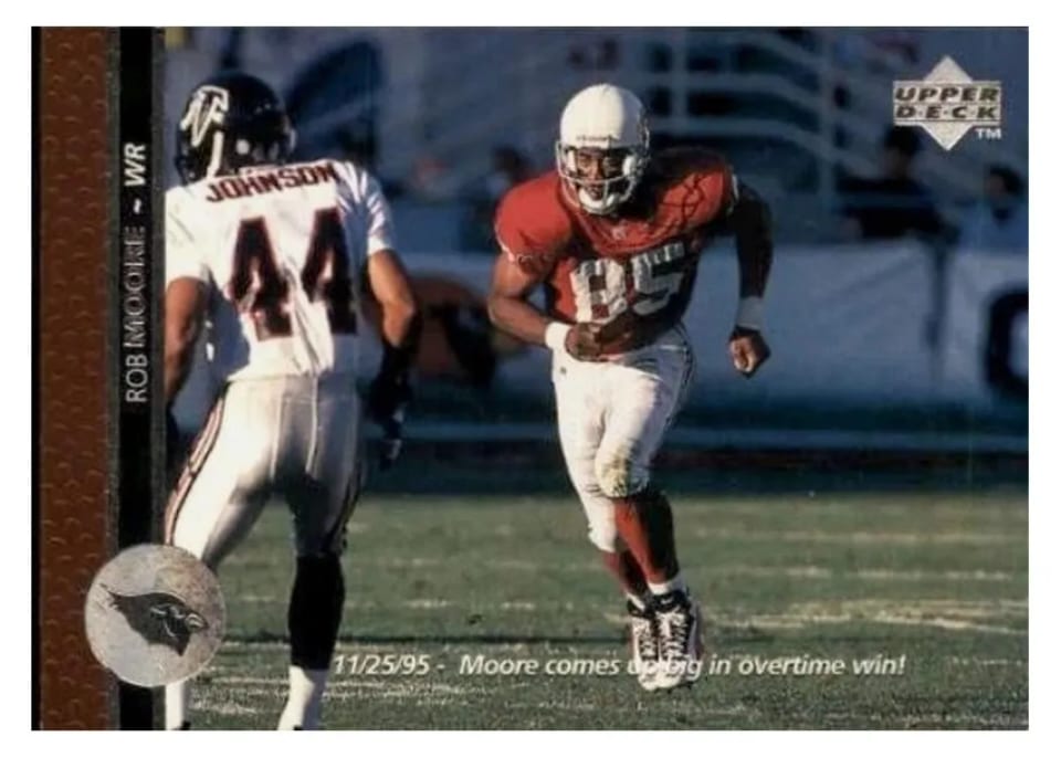 1996 Upper Deck Rob Moore #121 card