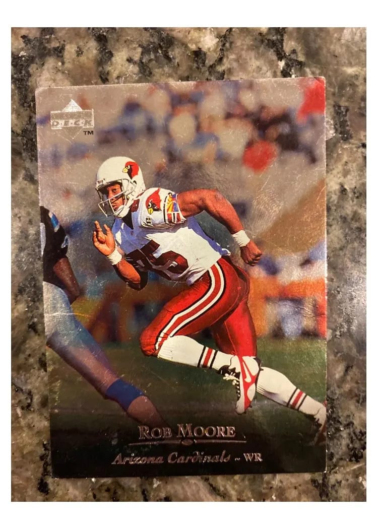 1996 Upper Deck Silver Rob Moore #121 card